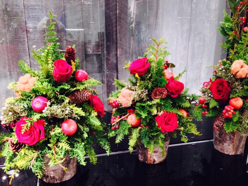 2014FLORALUXE/ New York Flower Schoolクリスマスレッスン